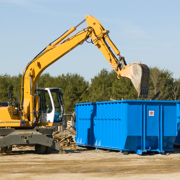 are there any restrictions on where a residential dumpster can be placed in Thompson Ridge NY